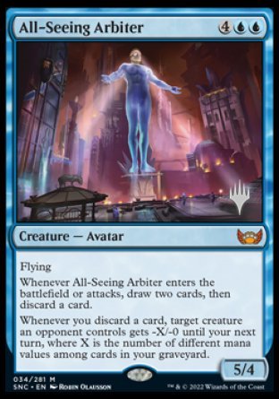 All-Seeing Arbiter (Promo Pack) [Streets of New Capenna Promos] | Sanctuary Gaming
