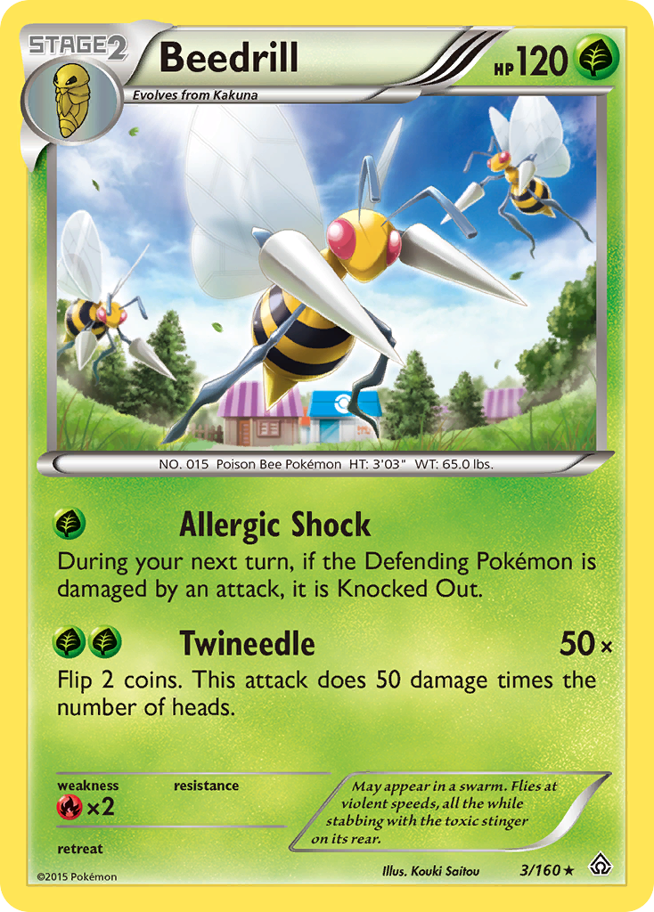 Beedrill (3/160) [XY: Primal Clash] | Sanctuary Gaming