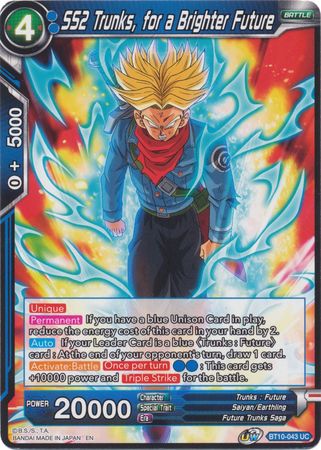 SS2 Trunks, for a Brighter Future (BT10-043) [Rise of the Unison Warrior 2nd Edition] | Sanctuary Gaming