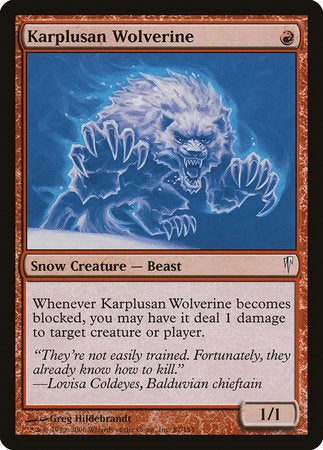 Karplusan Wolverine [Coldsnap] | Sanctuary Gaming