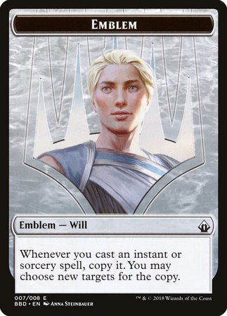Emblem - Will [Battlebond Tokens] | Sanctuary Gaming