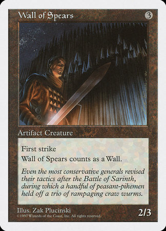 Wall of Spears [Fifth Edition] | Sanctuary Gaming