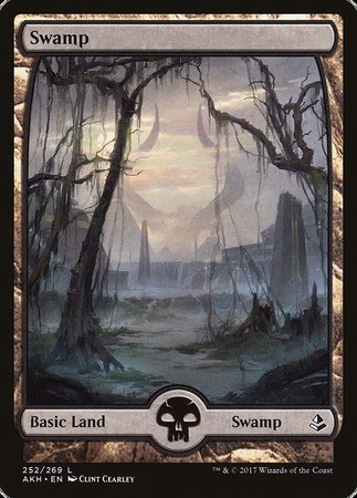 Swamp (252) - Full Art [Amonkhet] | Sanctuary Gaming