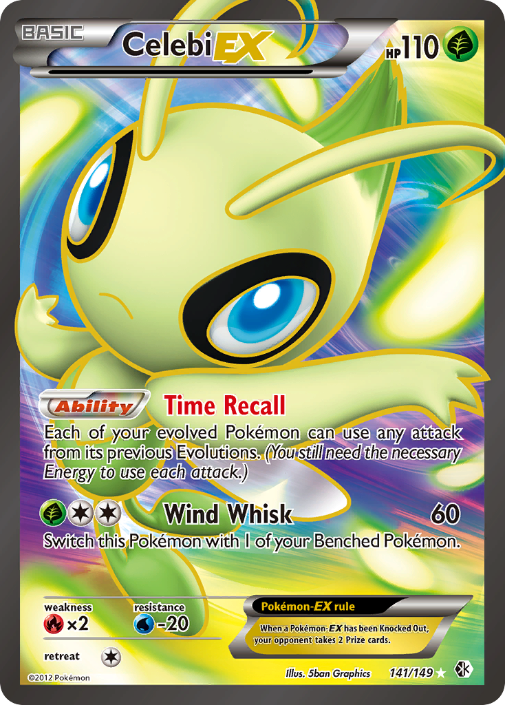 Celebi EX (141/149) [Black & White: Boundaries Crossed] | Sanctuary Gaming