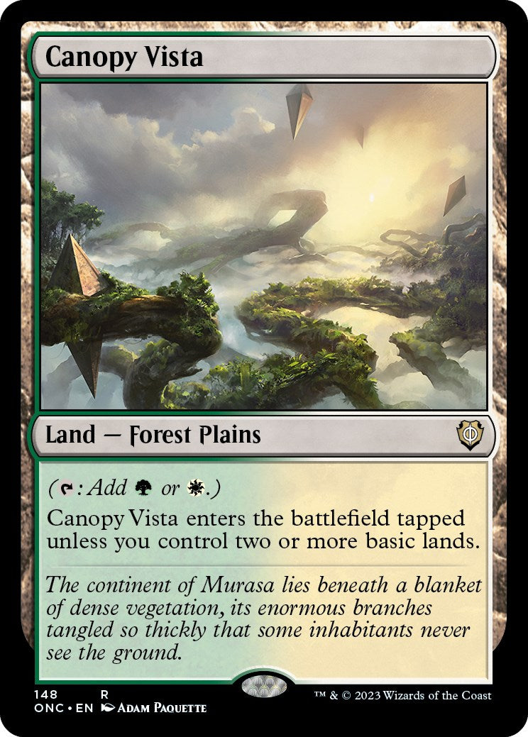 Canopy Vista [Phyrexia: All Will Be One Commander] | Sanctuary Gaming