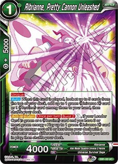 Ribrianne, Pretty Cannon Unleashed (EB1-033) [Battle Evolution Booster] | Sanctuary Gaming