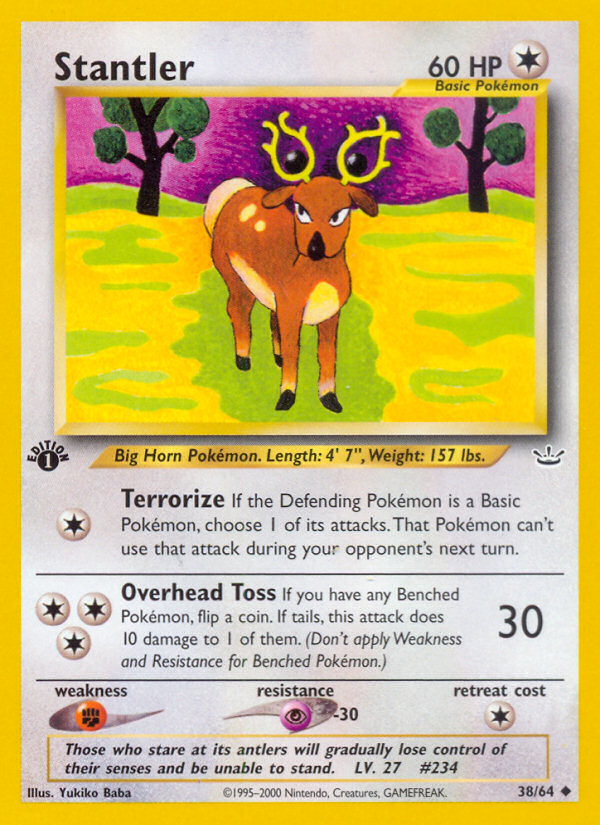 Stantler (38/64) [Neo Revelation 1st Edition] | Sanctuary Gaming