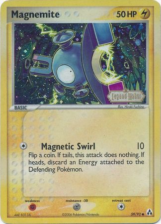 Magnemite (59/92) (Stamped) [EX: Legend Maker] | Sanctuary Gaming