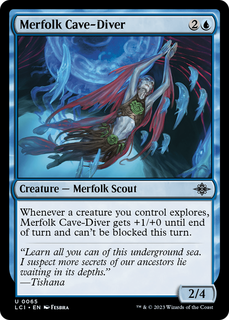 Merfolk Cave-Diver [The Lost Caverns of Ixalan] | Sanctuary Gaming