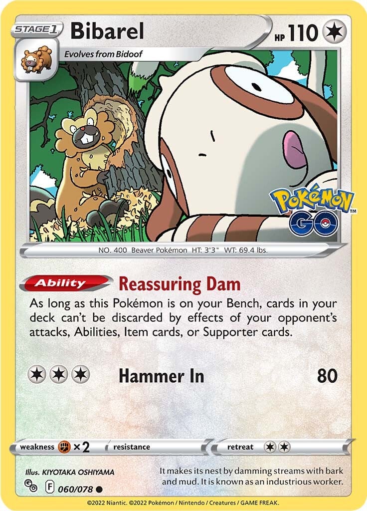 Bibarel (060/078) [Pokémon GO] | Sanctuary Gaming