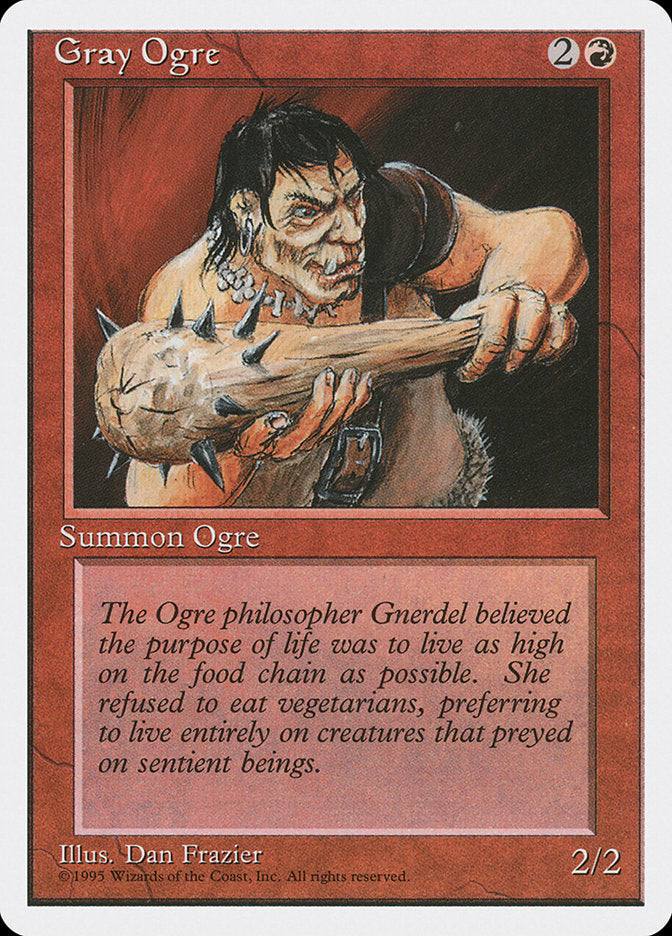 Gray Ogre [Fourth Edition] | Sanctuary Gaming