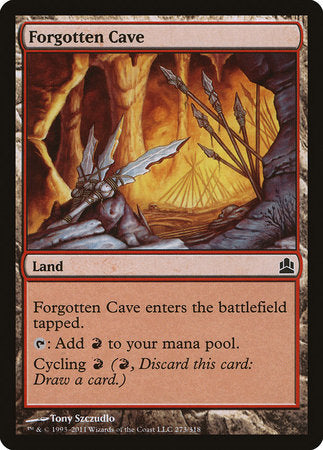 Forgotten Cave [Commander 2011] | Sanctuary Gaming