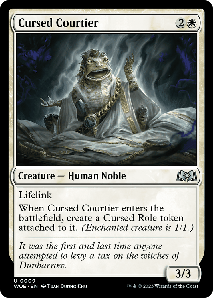 Cursed Courtier [Wilds of Eldraine] | Sanctuary Gaming