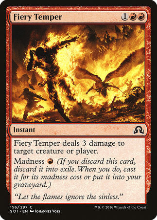 Fiery Temper [Shadows over Innistrad] | Sanctuary Gaming