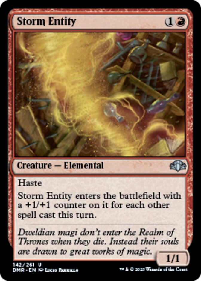 Storm Entity [Dominaria Remastered] | Sanctuary Gaming