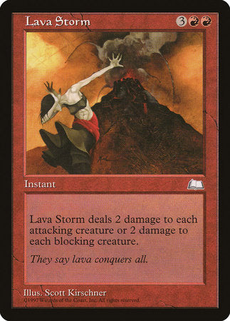 Lava Storm [Weatherlight] | Sanctuary Gaming