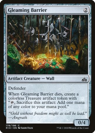 Gleaming Barrier [Rivals of Ixalan] | Sanctuary Gaming