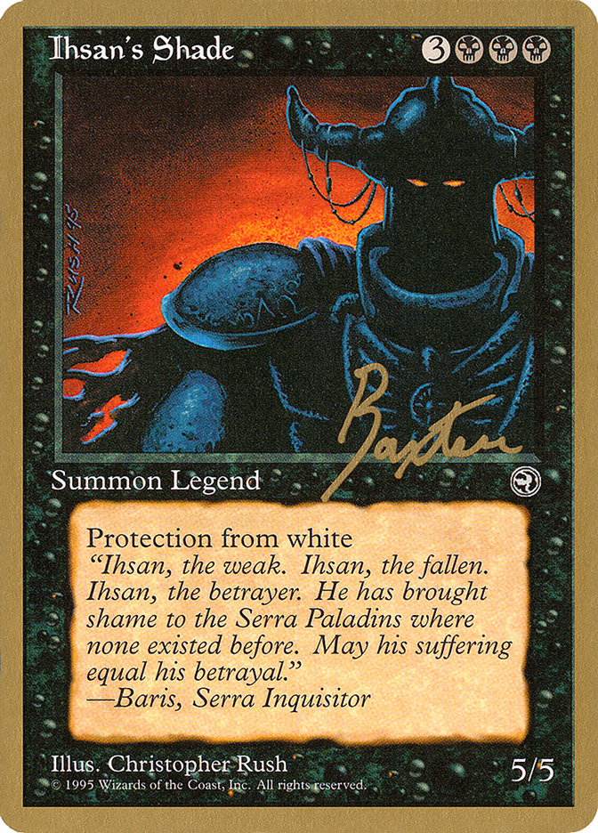 Ihsan's Shade (George Baxter) [Pro Tour Collector Set] | Sanctuary Gaming