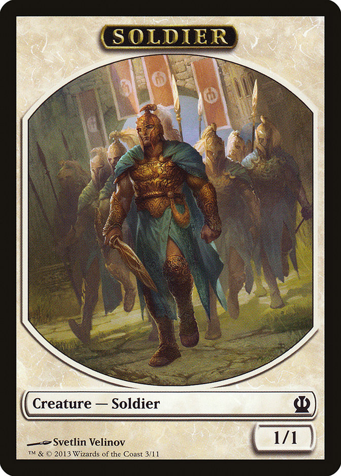 Soldier (3/11) [Theros Tokens] | Sanctuary Gaming