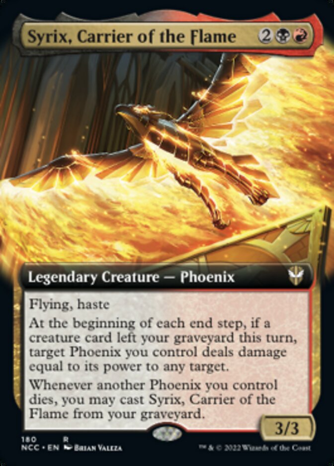 Syrix, Carrier of the Flame (Extended Art) [Streets of New Capenna Commander] | Sanctuary Gaming