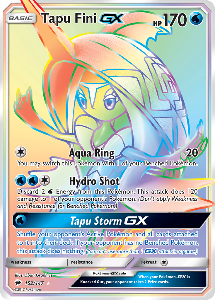 Tapu Fini GX (152/147) [Sun & Moon: Burning Shadows] | Sanctuary Gaming