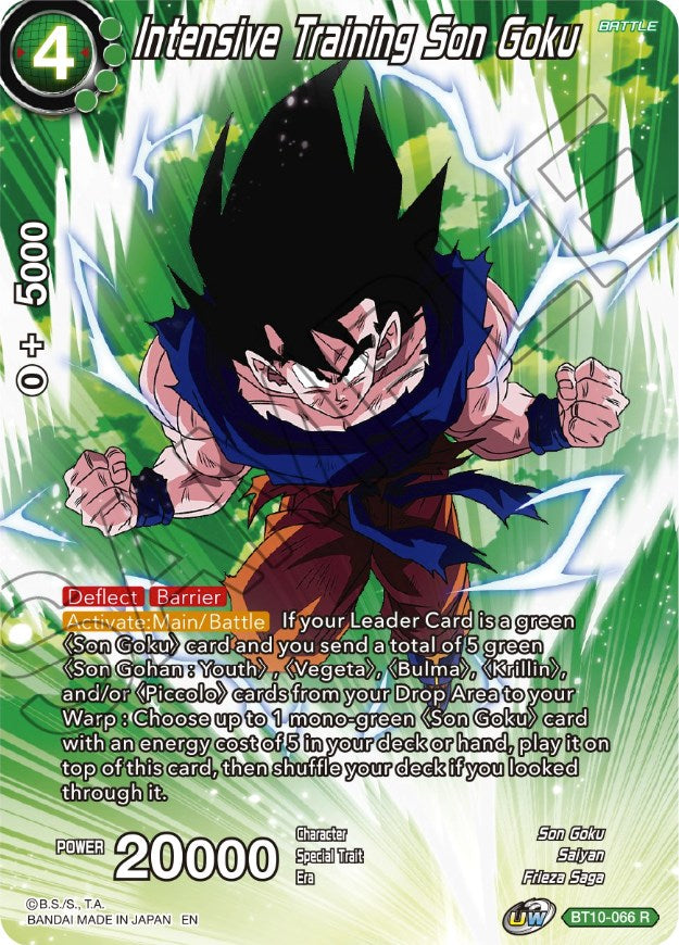 Intensive Training Son Goku (BT10-066) [Theme Selection: History of Son Goku] | Sanctuary Gaming