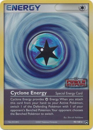 Cyclone Energy (90/108) (Stamped) [EX: Power Keepers] | Sanctuary Gaming