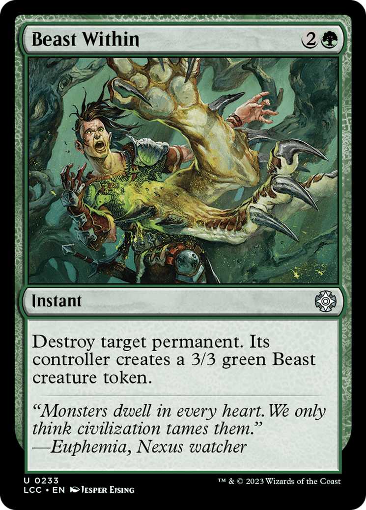 Beast Within [The Lost Caverns of Ixalan Commander] | Sanctuary Gaming