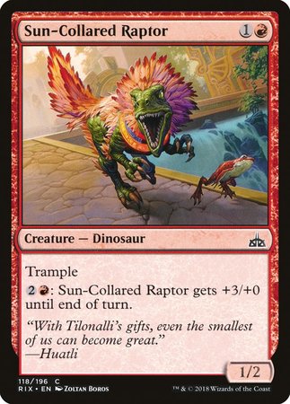 Sun-Collared Raptor [Rivals of Ixalan] | Sanctuary Gaming