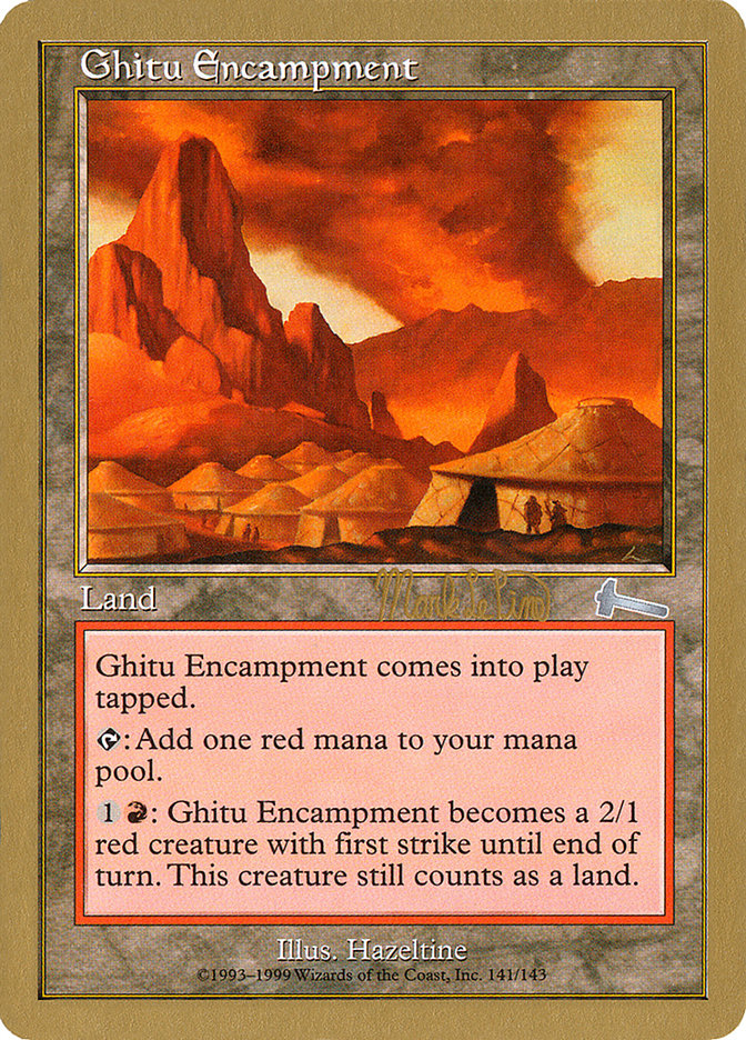 Ghitu Encampment (Mark Le Pine) [World Championship Decks 1999] | Sanctuary Gaming