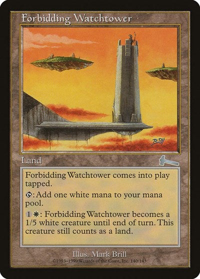 Forbidding Watchtower [Urza's Legacy] | Sanctuary Gaming