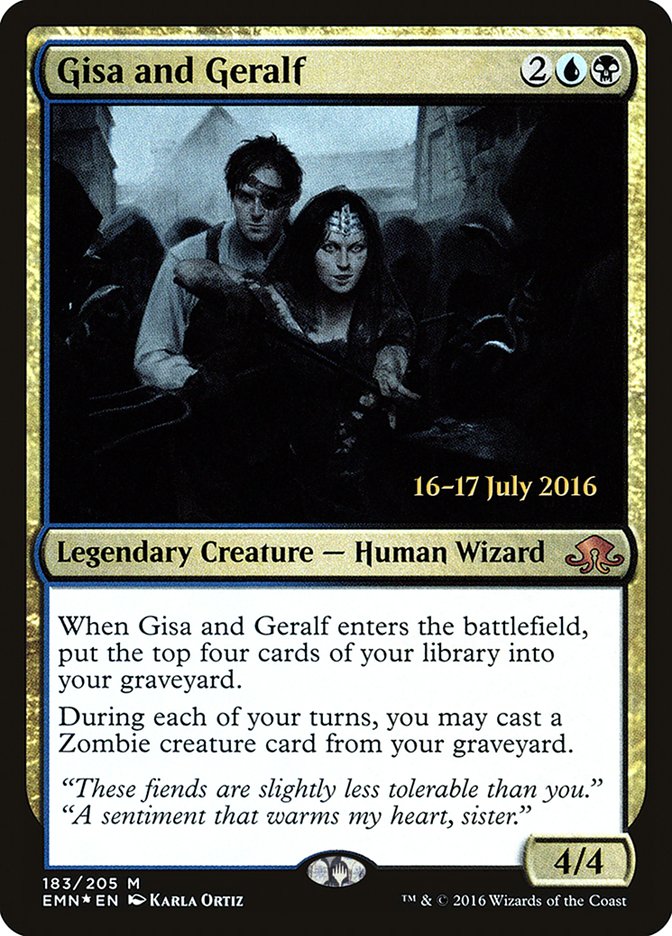 Gisa and Geralf  [Eldritch Moon Prerelease Promos] | Sanctuary Gaming