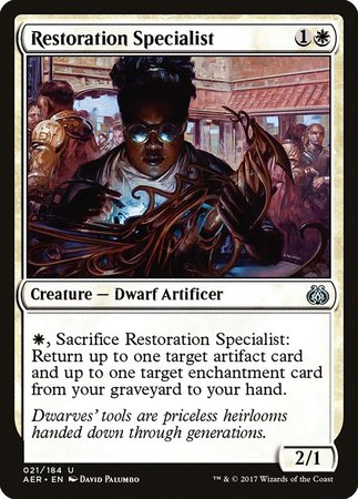 Restoration Specialist [Aether Revolt] | Sanctuary Gaming
