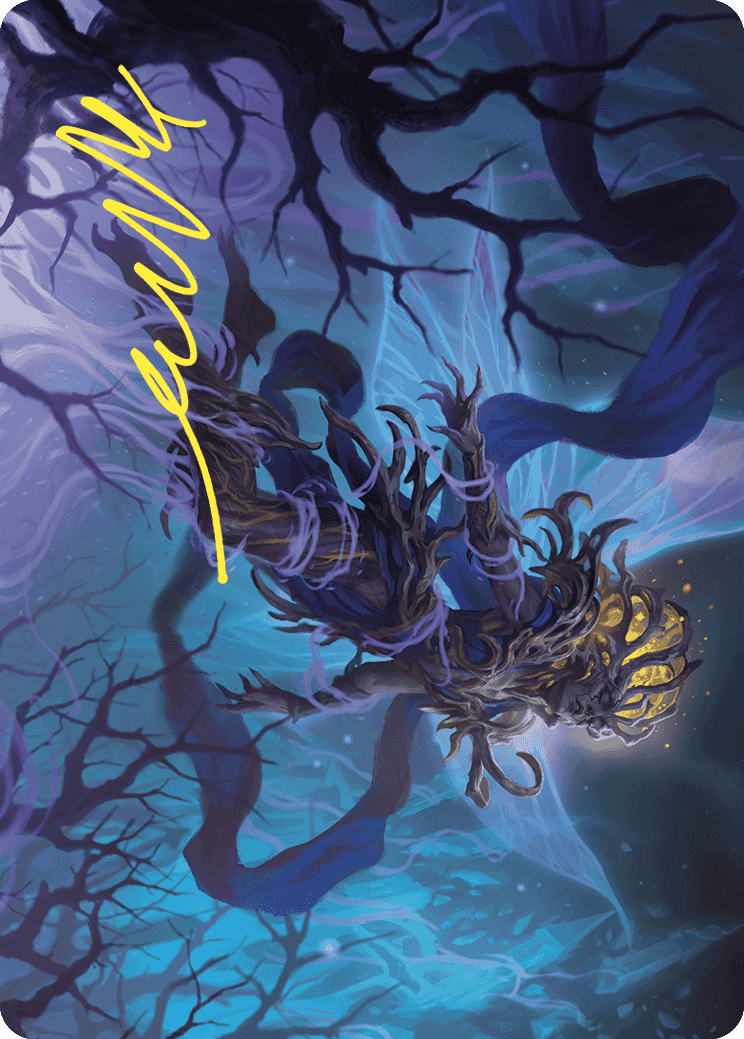 Sleep-Cursed Faerie Art Card (Gold-Stamped Signature) [Wilds of Eldraine Art Series] | Sanctuary Gaming