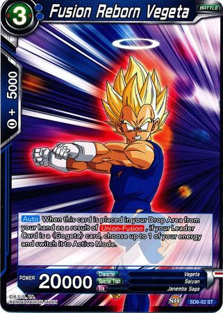 Fusion Reborn Vegeta (Starter Deck - Resurrected Fusion) (SD6-02) [Miraculous Revival] | Sanctuary Gaming