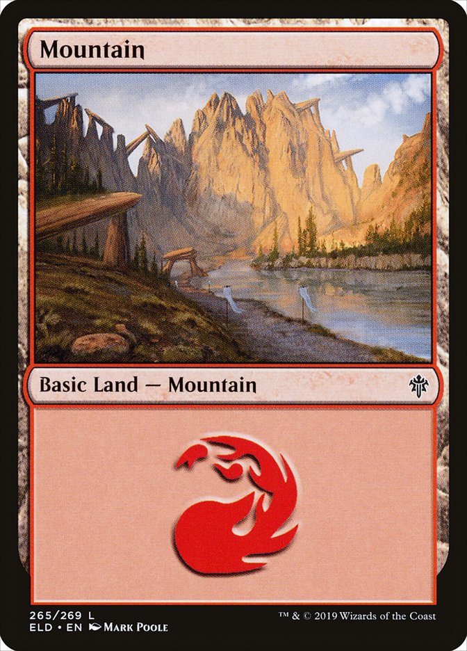 Mountain (265) [Throne of Eldraine] | Sanctuary Gaming
