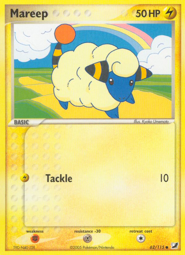 Mareep (62/115) [EX: Unseen Forces] | Sanctuary Gaming