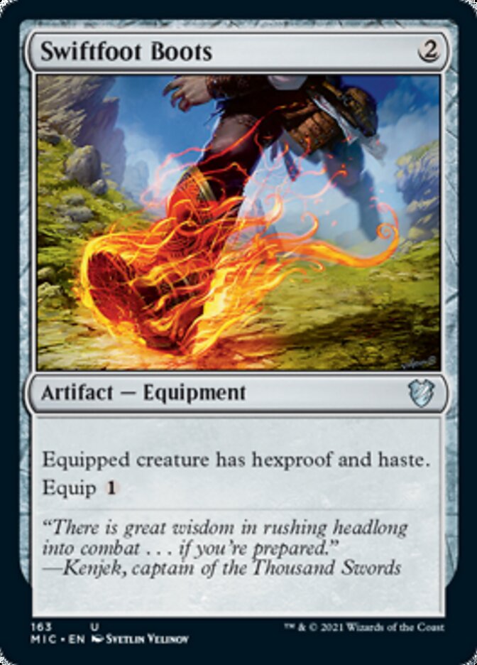 Swiftfoot Boots [Innistrad: Midnight Hunt Commander] | Sanctuary Gaming