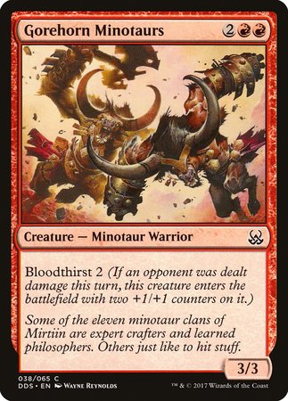 Gorehorn Minotaurs [Duel Decks: Mind vs. Might] | Sanctuary Gaming