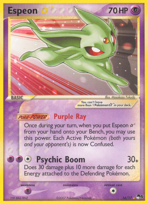 Espeon Star (16/17) [POP Series 5] | Sanctuary Gaming