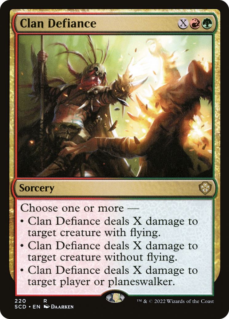 Clan Defiance [Starter Commander Decks] | Sanctuary Gaming