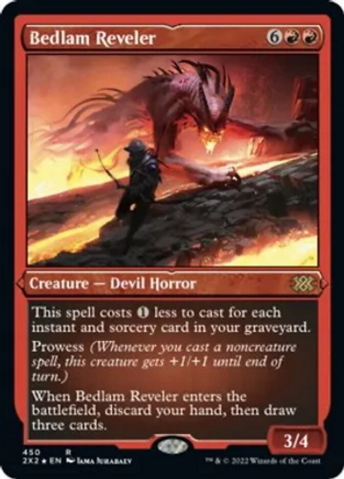 Bedlam Reveler (Foil Etched) [Double Masters 2022] | Sanctuary Gaming