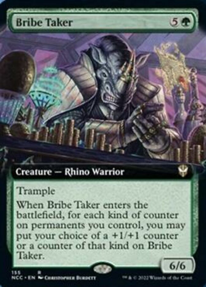 Bribe Taker (Extended Art) [Streets of New Capenna Commander] | Sanctuary Gaming