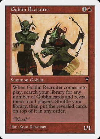 Goblin Recruiter [Anthologies] | Sanctuary Gaming