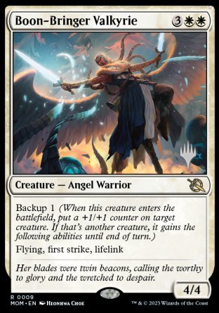 Boon-Bringer Valkyrie (Promo Pack) [March of the Machine Promos] | Sanctuary Gaming