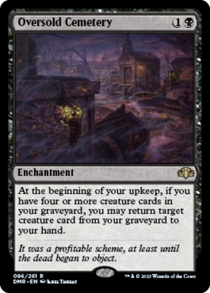 Oversold Cemetery [Dominaria Remastered] | Sanctuary Gaming