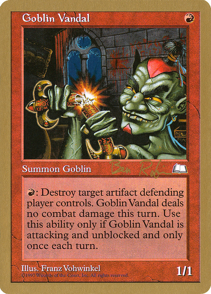 Goblin Vandal (Ben Rubin) [World Championship Decks 1998] | Sanctuary Gaming