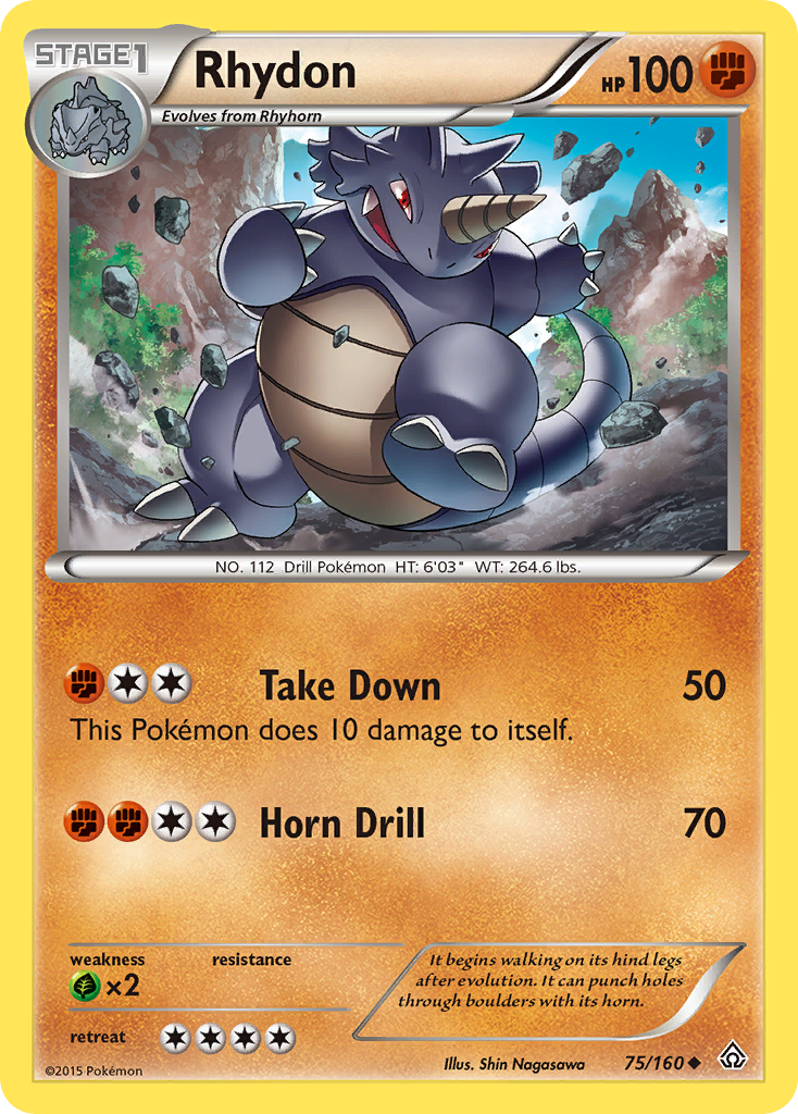 Rhydon (75/160) [XY: Primal Clash] | Sanctuary Gaming