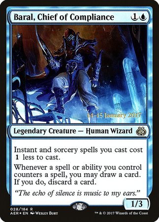 Baral, Chief of Compliance [Aether Revolt Promos] | Sanctuary Gaming