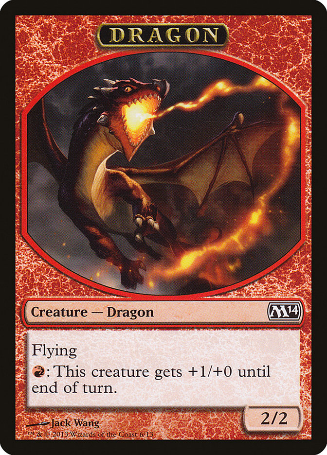 Dragon [Magic 2014 Tokens] | Sanctuary Gaming